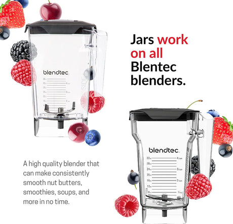 Blendtec Classic 575 Blender, WildSide+ Jar, 5 Speeds, Poppy Red