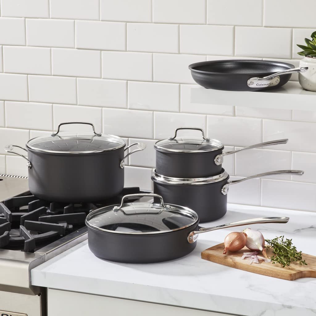 Cuisinart Hard Anodized 9 Piece Cookware Set