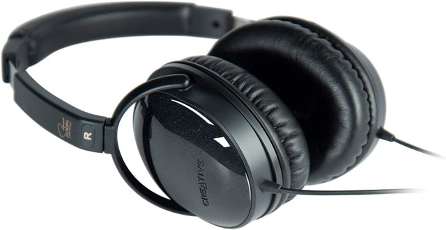 Creative Aurvana Live! SE Over-Ear Headphones, Foster Bio-Cellulose Drivers, Super X-Fi Certified - Certified Refurbished
