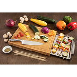 Cuisinart Bamboo Cutting Board with Slide Out Tray