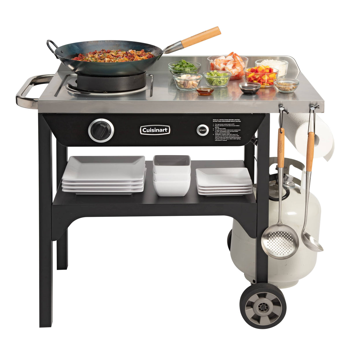 Cuisinart 3 Piece Wok Cooking Tool Set
