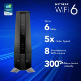 Netgear CAX80 Nighthawk AX6000 6Gbps DOCSIS 3.1 WiFi 6 Cable Modem - Certified Refurbished