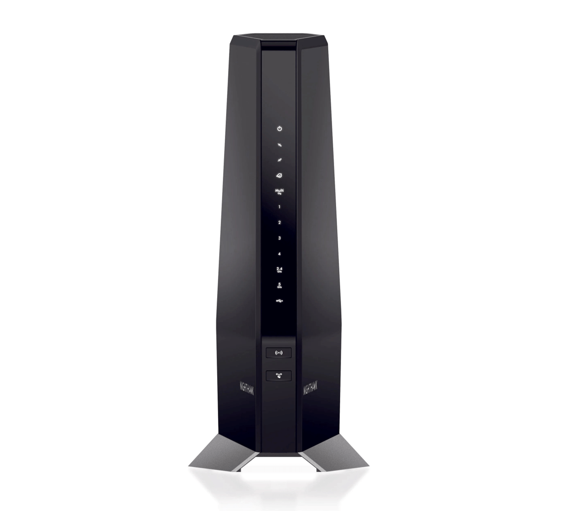 Netgear Nighthawk CAX80 AX8 8-Stream DOCSIS 3.1 Cable Modem Router, WiFi 6, Up to 6Gbps Speed, Black