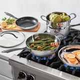 Cuisinart Radiant Pro Stainless with Brushed Titanium Finish 11-Pc Set, Silver