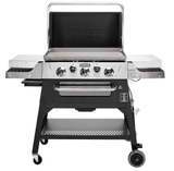 Cuisinart 28" Outdoor Gas Griddler, 2-in-1 Griddle & Broiler, Black Stainless