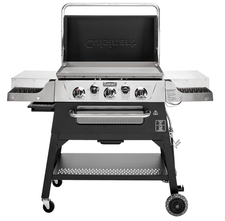 Cuisinart 28" Outdoor Gas Griddler, 2-in-1 Griddle & Broiler, Black Stainless