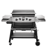 Cuisinart 28" Outdoor Gas Griddler, 2-in-1 Griddle & Broiler, Black Stainless