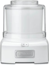 Cuisinart 1.5 Quart Frozen Yogurt, Ice Cream and Sorbet Maker, White - Certified Refurbished