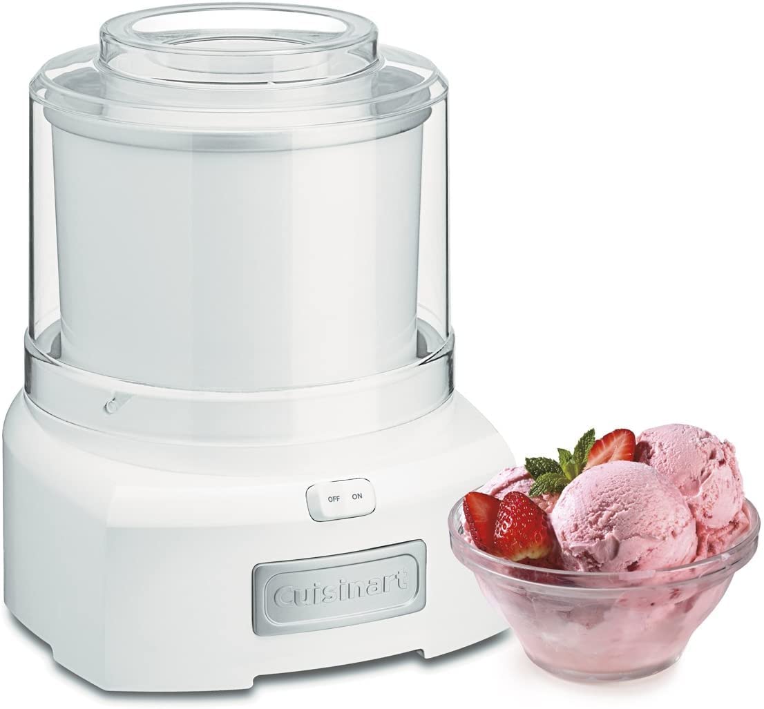 Cuisinart CIM-46PC 1.5 Quart Frozen Yogurt, Ice Cream and Sorbet Maker, White