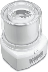 Cuisinart 1.5 Quart Frozen Yogurt, Ice Cream and Sorbet Maker, White - Certified Refurbished