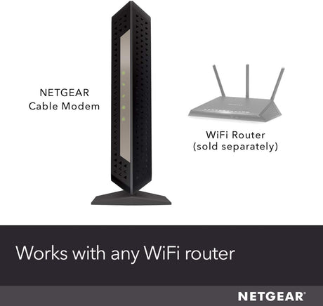 Netgear CM1000 DOCSIS 3.1 Compatible w/ All Cable Providers, Ultra-High Speed Cable Modem - Refurbished