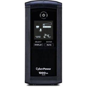 CyberPower 1000VA/600W Intelligent LCD UPS System with AVR and LCD - New Battery Certified Refurbished