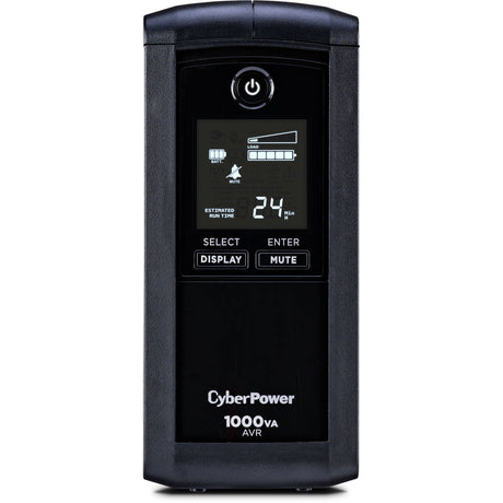 CyberPower 1000VA/600W Intelligent LCD UPS System with AVR and LCD - New Battery Certified Refurbished