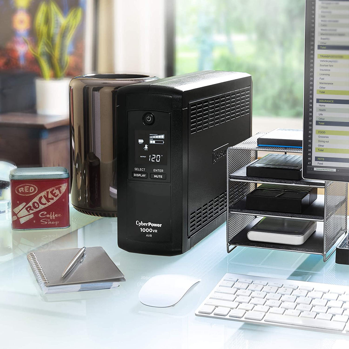 CyberPower 1000VA/600W Intelligent LCD UPS System with AVR and LCD - New Battery Certified Refurbished
