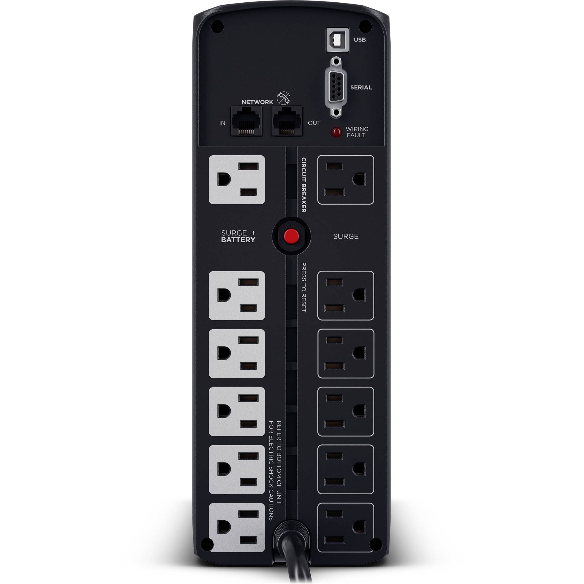 CyberPower CP1350PFCLCD-R PFC 1350VA/880W, 12 Outlets, AVR, Mini-Tower Sinewave UPS System - Certified Refurbished