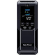 CyberPower CP1500AVRLCD3 Intelligent LCD Series 1500VA/900W, 12 Outlets, 2 USB Ports, AVR, Mini Tower UPS System, Black - Certified Refurbished