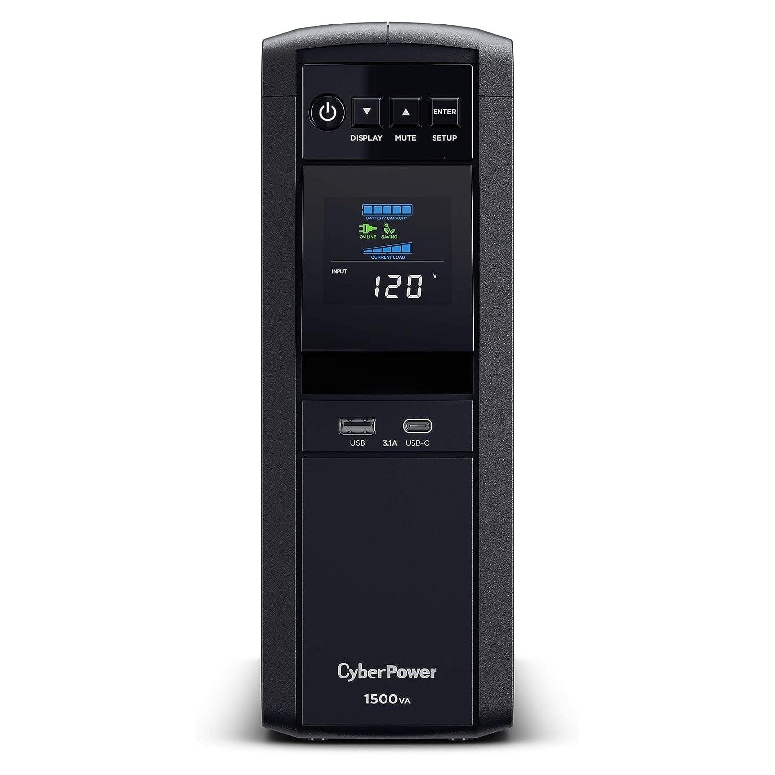 CyberPower 1500 VA / 1000W PFC Sinewave UPS, New Battery - Certified Refurbished