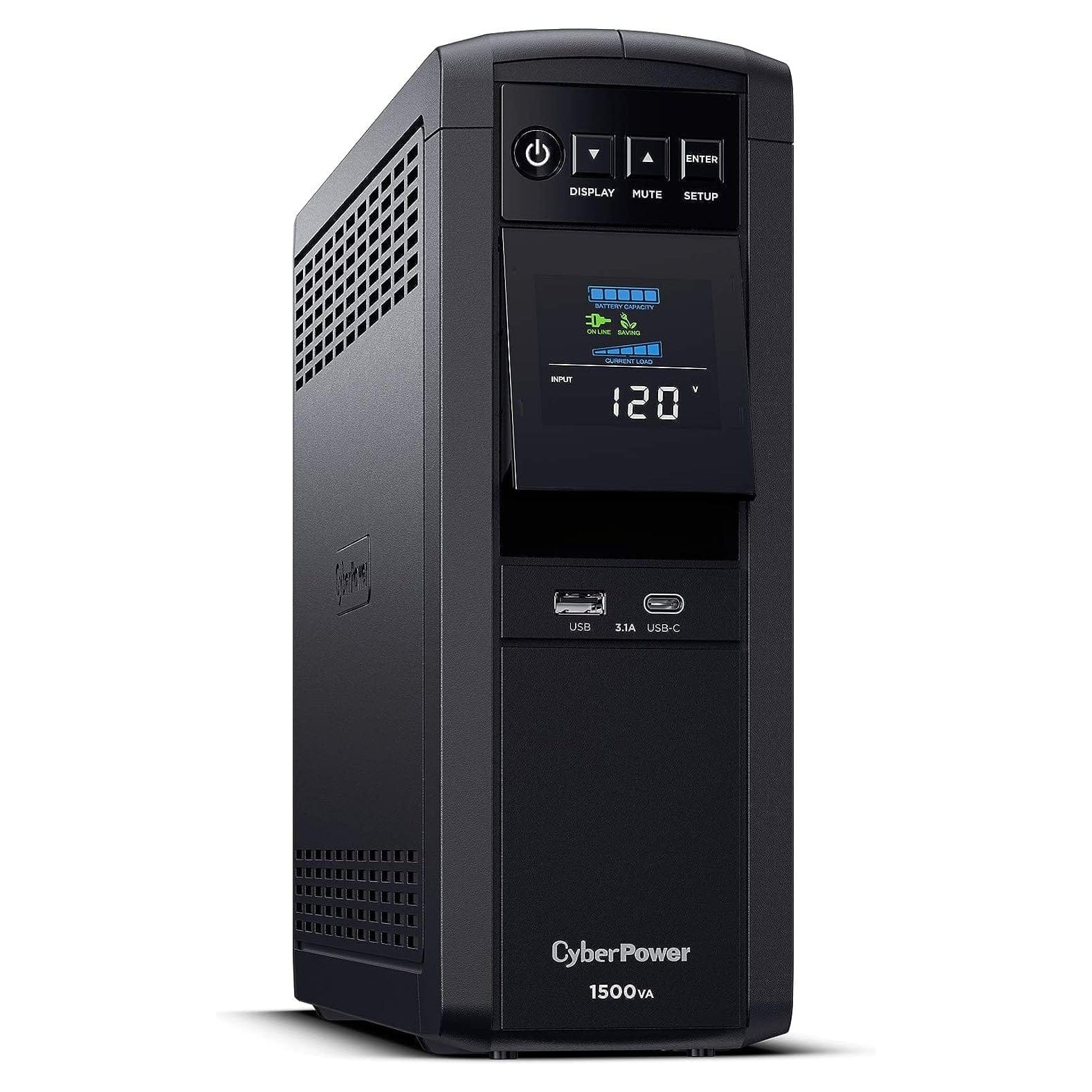 CyberPower 1500 VA / 1000W PFC Sinewave UPS, New Battery - Certified Refurbished