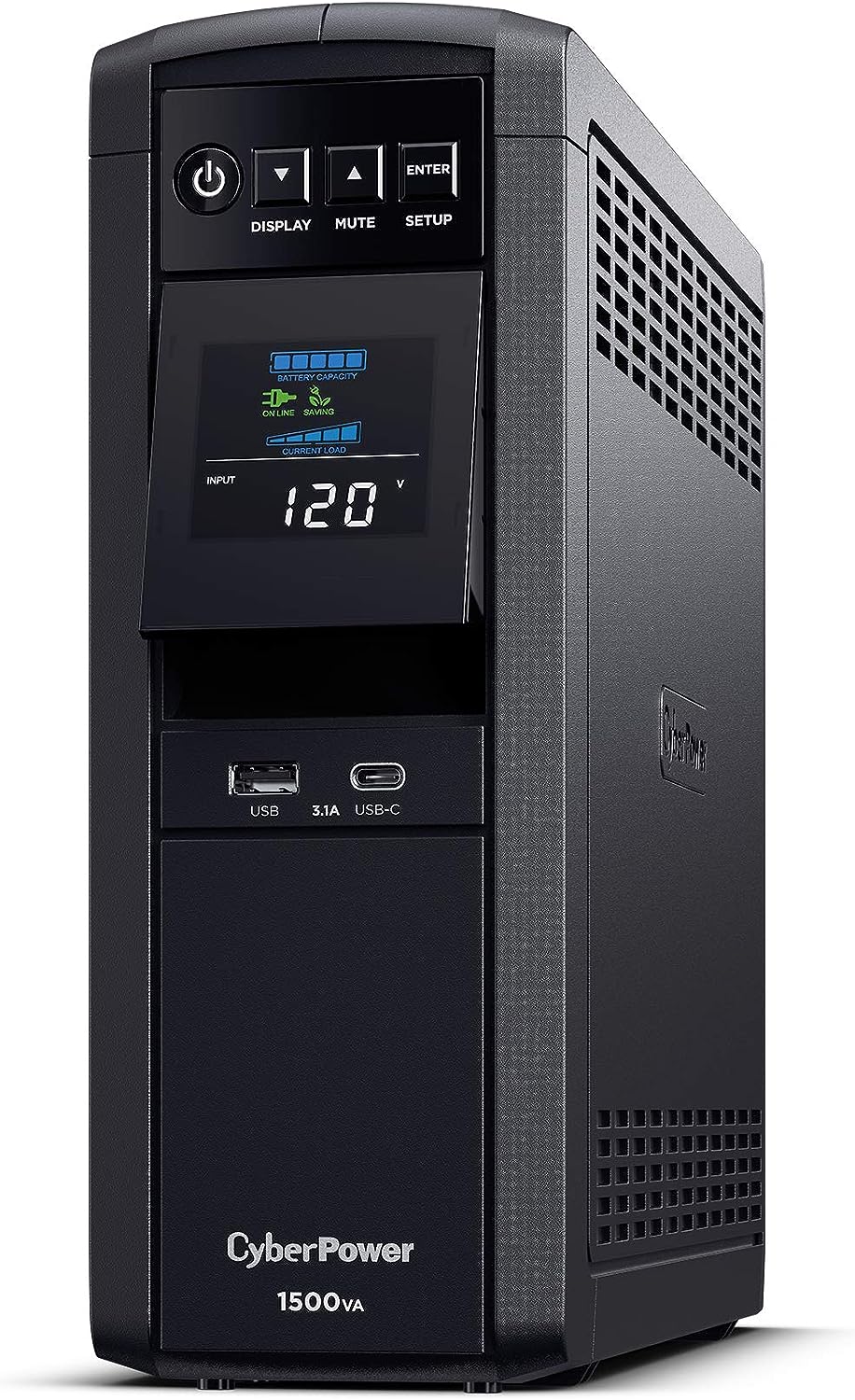 CyberPower CP1500PFCLCD-R 1500 VA / 1000W PFC Sinewave UPS - New Battery Certified Refurbished