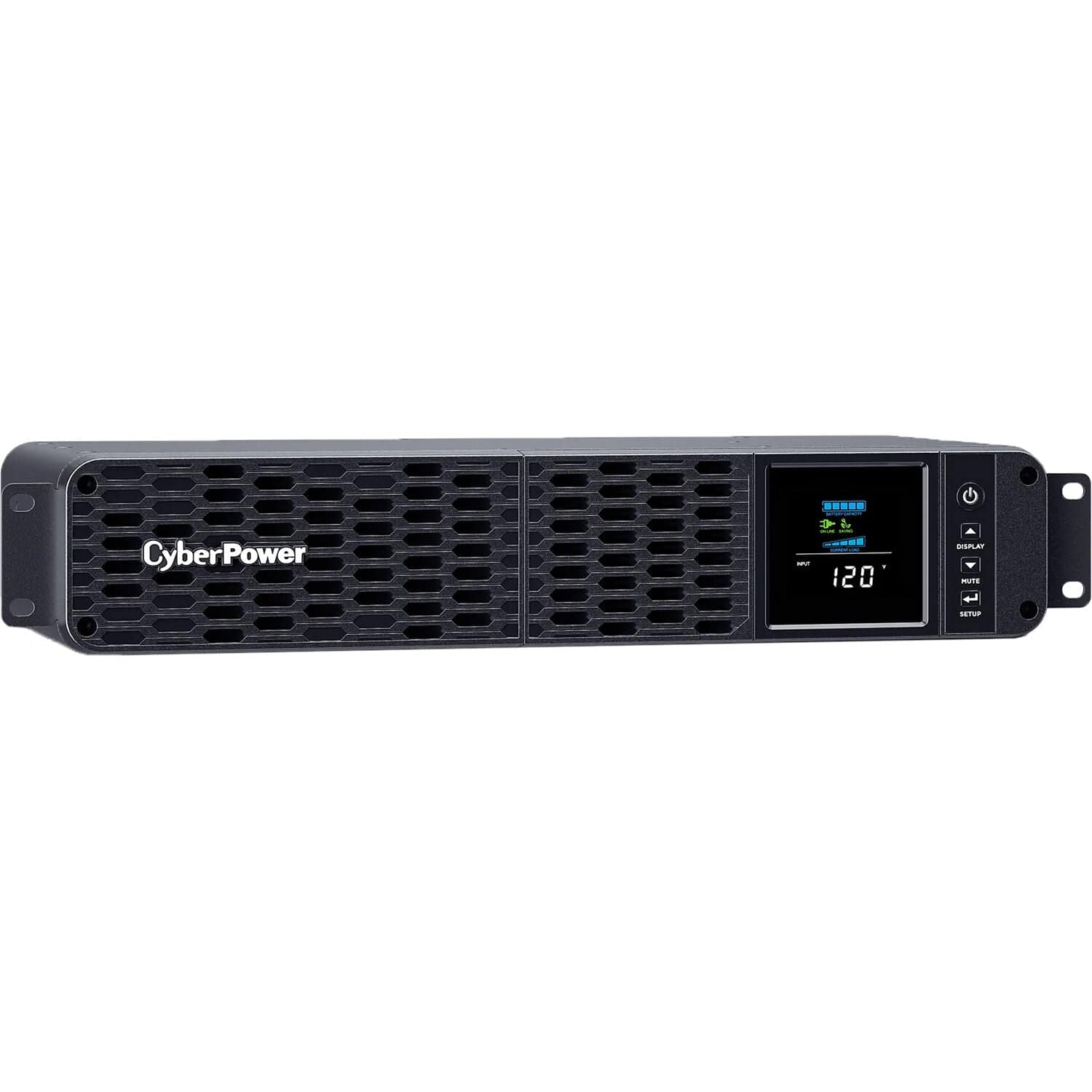 CyberPower PFC 1500VA/1000W, 8 Outlets, AVR, Short Depth 2U Rackmount Sinewave UPS System - Certified Refurbished