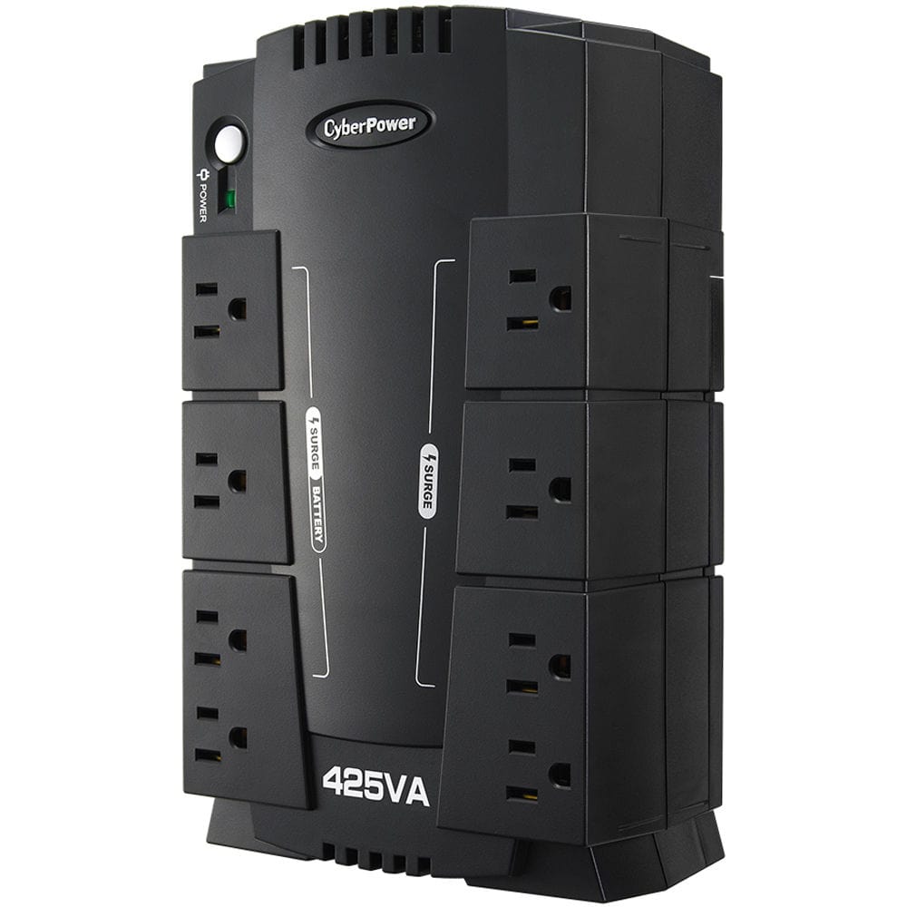 CyberPower 425VA/255W, 8 Outlets, Compact Standby UPS System - Certified Refurbished