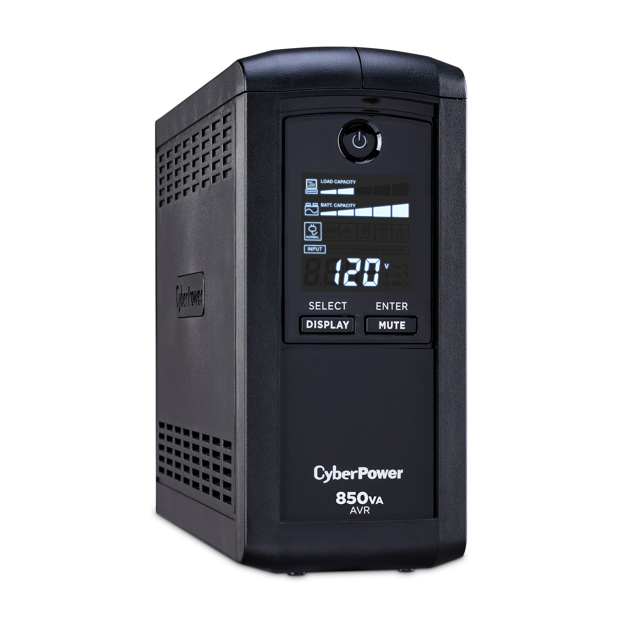 CyberPower CP850AVRLCD-R 850 VA 510 Watts 9 Outlets UPS - Certified Refurbished
