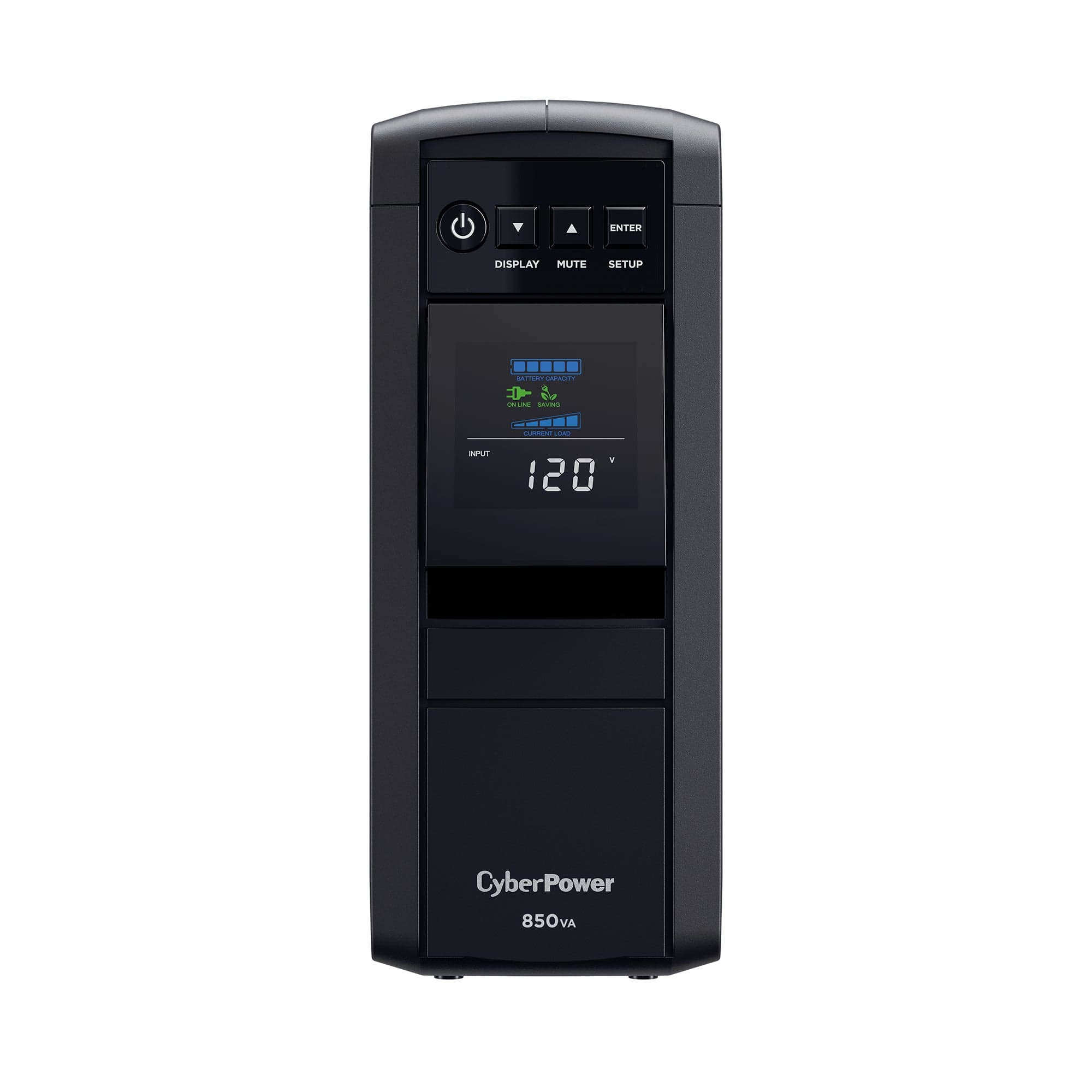 CyberPower CP850PFCLCD-R PFC Sinewave 10 Outlets UPS System - New Battery Certified Refurbished