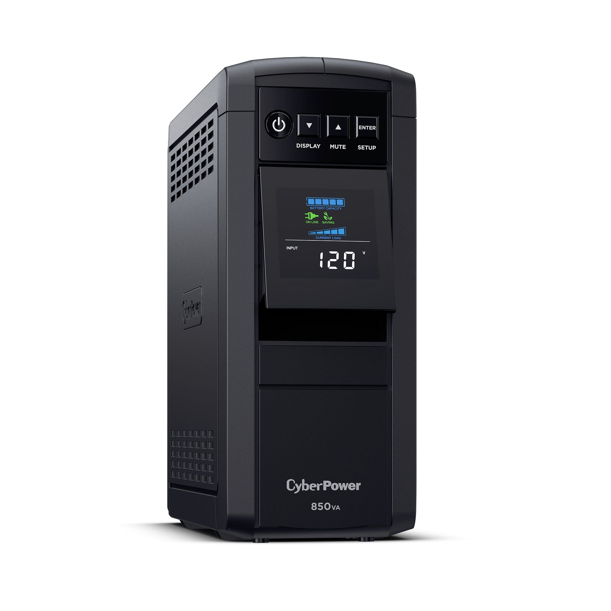 CyberPower CP850PFCLCD-R PFC Sinewave 10 Outlets UPS System - New Battery Certified Refurbished