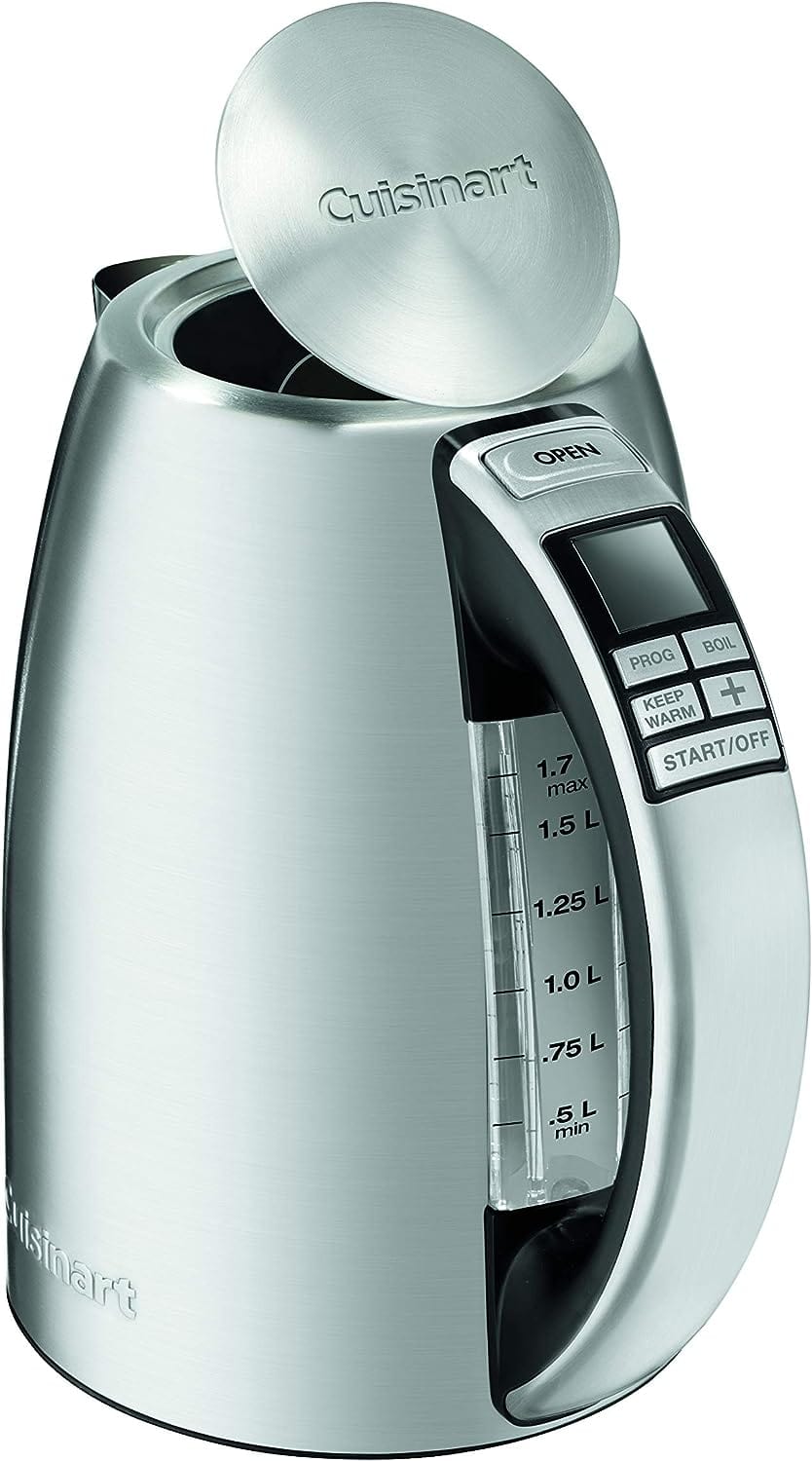 Cuisinart 1.7L Digital PerfecTemp Cordless Electric Kettle Silver - Certified Refurbished