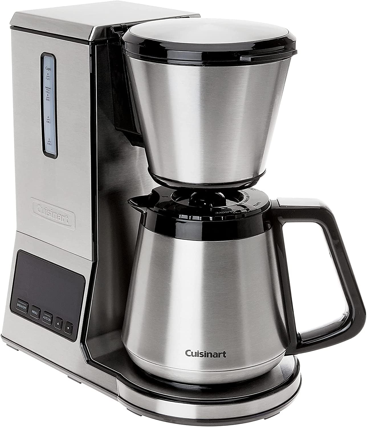 Cuisinart PurePrecision 8 Cup Pour-Over Coffee Brewer with Thermal Carafe, Silver - Certified Refurbished