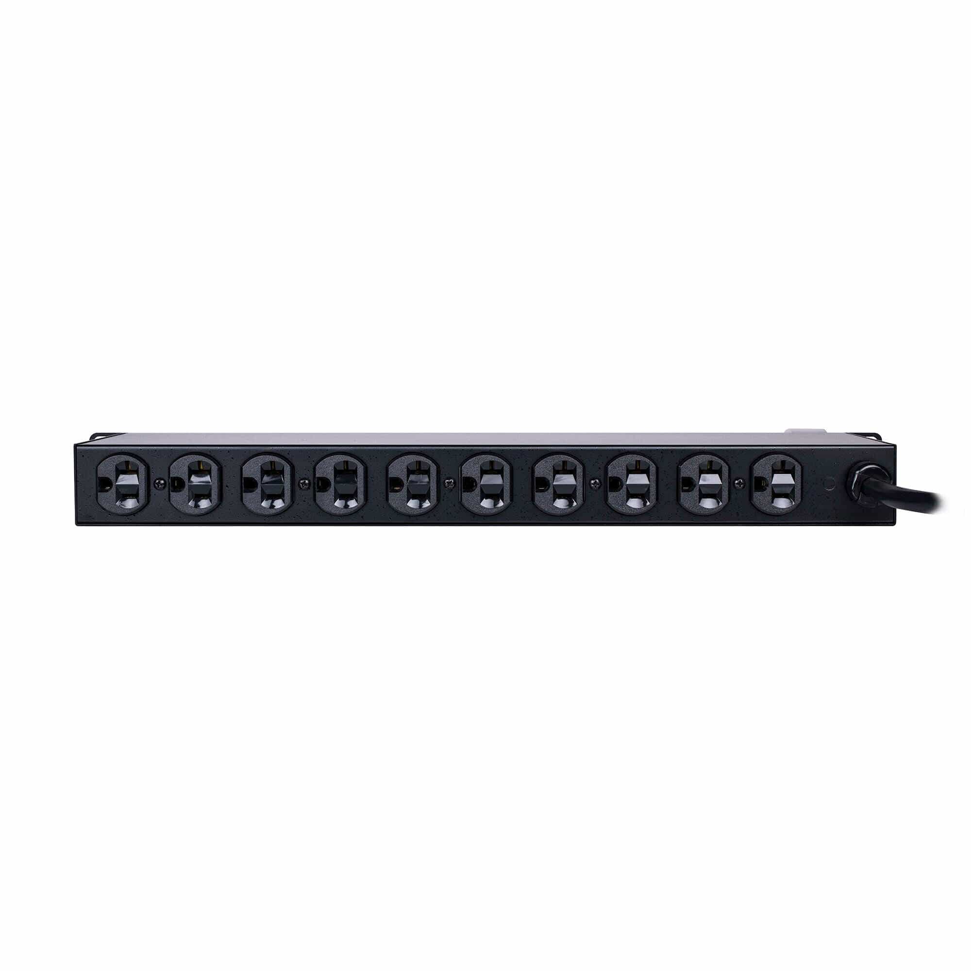 CyberPower Surge Protector, 120V/20A, 12 Outlets, 15 ft Power Cord, 1U Rackmount - Certified Refurbished