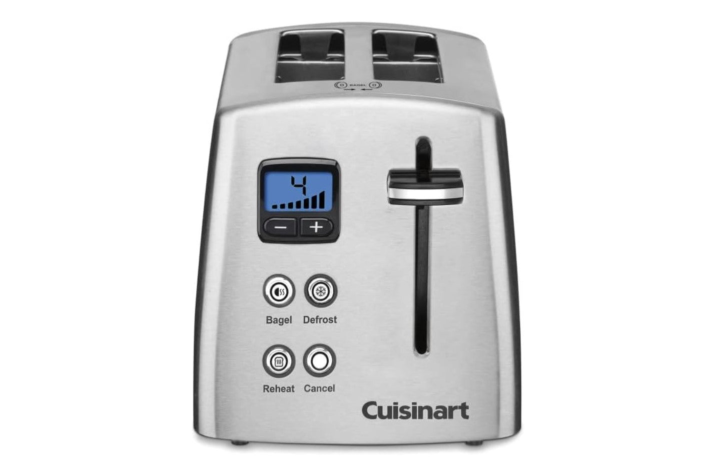 Cuisinart CPT-415P1 2-Slice Countdown Metal Toaster Brushed Stainless - Certified Refurbished
