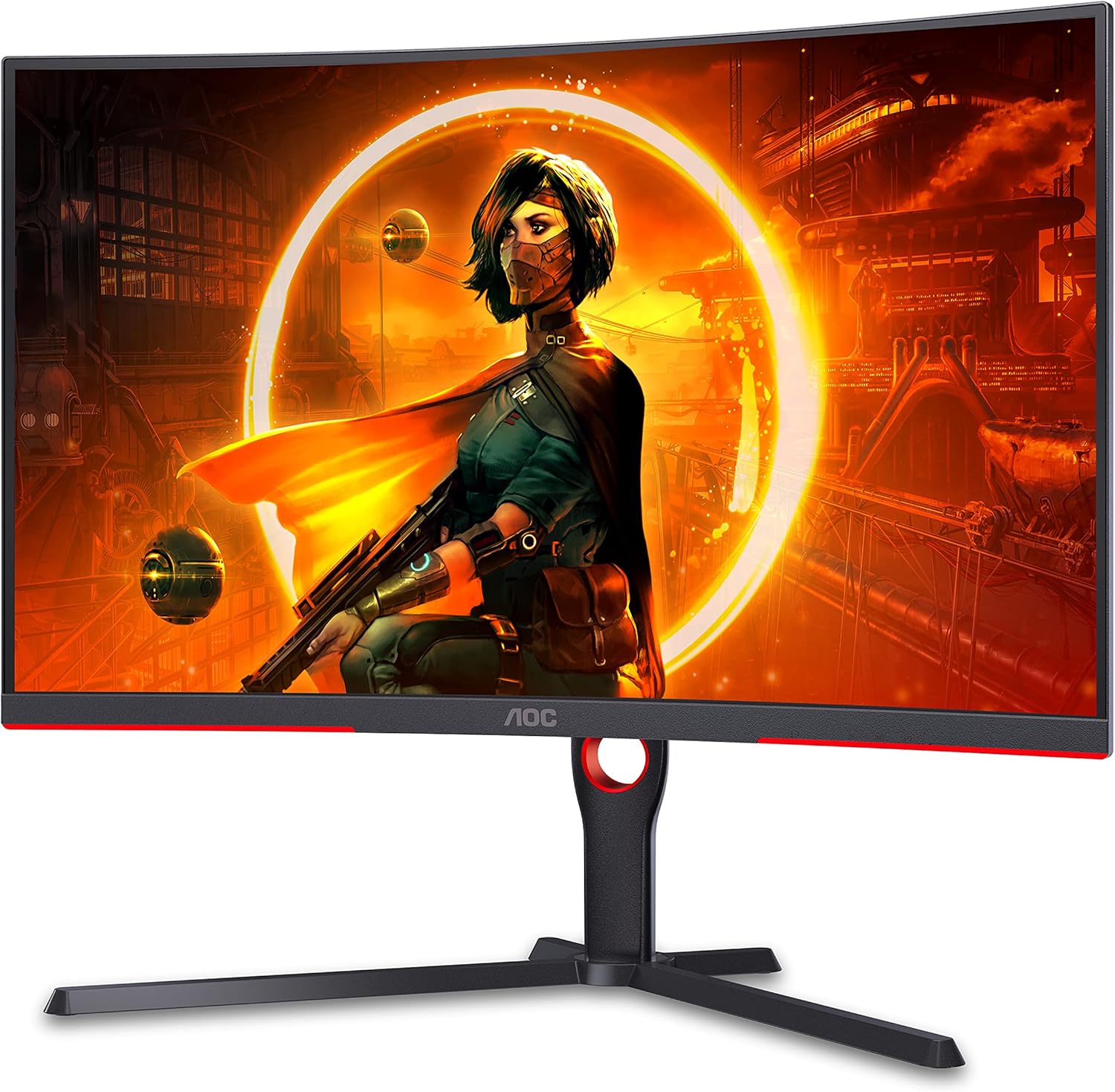 AOC 32" Quad HD 2560x1440 165Hz Curved Gaming Monitor - Certified Refurbished