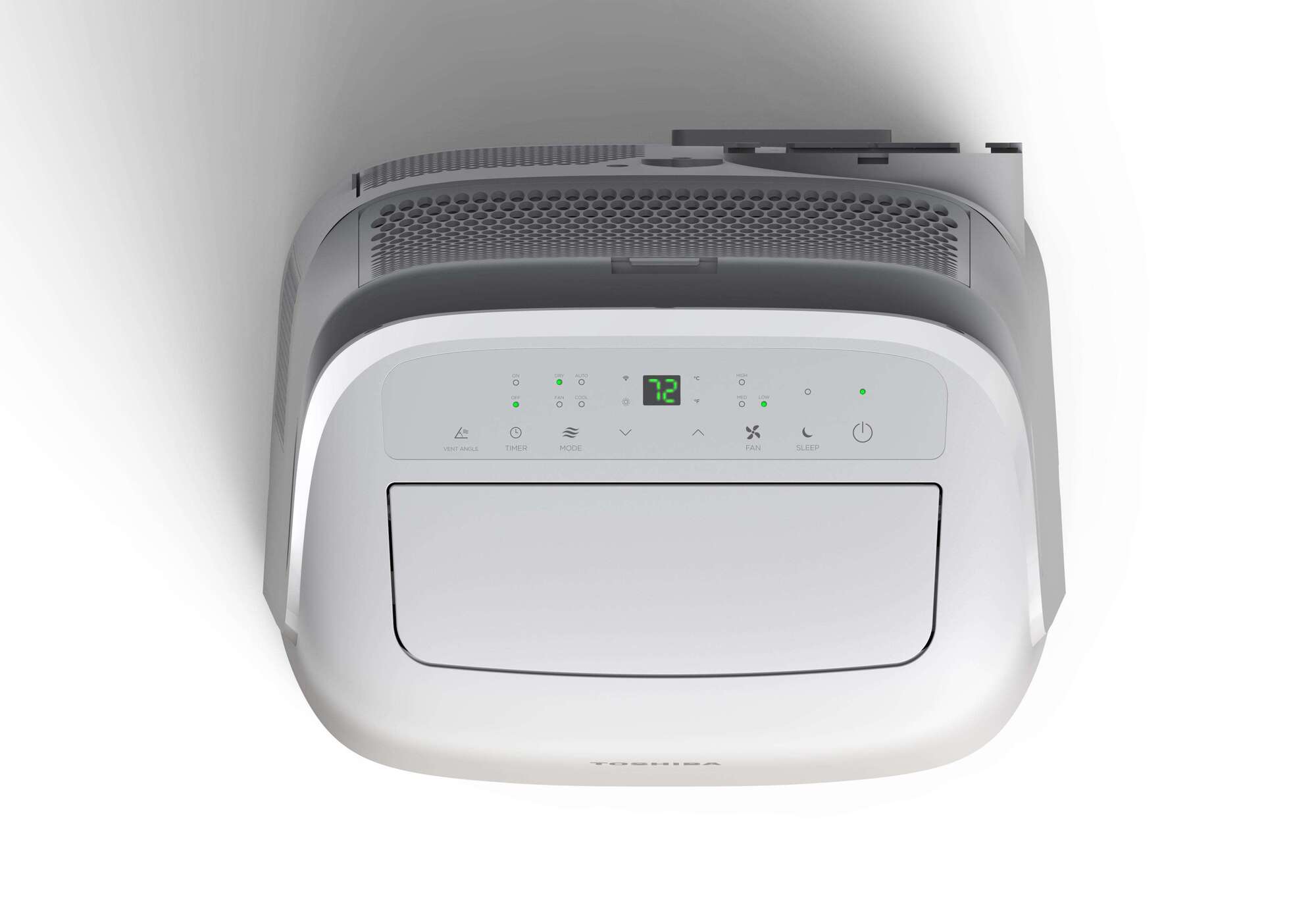 Toshiba 8,000 BTU Portable Air Conditioner with Dehumidifier and Remote, Cools Up To 350 Sq. Ft. - Certified Refurbished