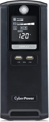 CyberPower 1350VA/810W AVR, LCD, USB 2.0 UPS System, New Battery - Certified Refurbished