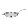 Cuisinart French Classic Tri-Ply Stainless Cookware 12" Frying Pan with Helper Handle, Silver