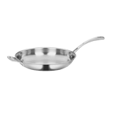 Cuisinart French Classic Tri-Ply Stainless Cookware 12" Frying Pan with Helper Handle, Silver