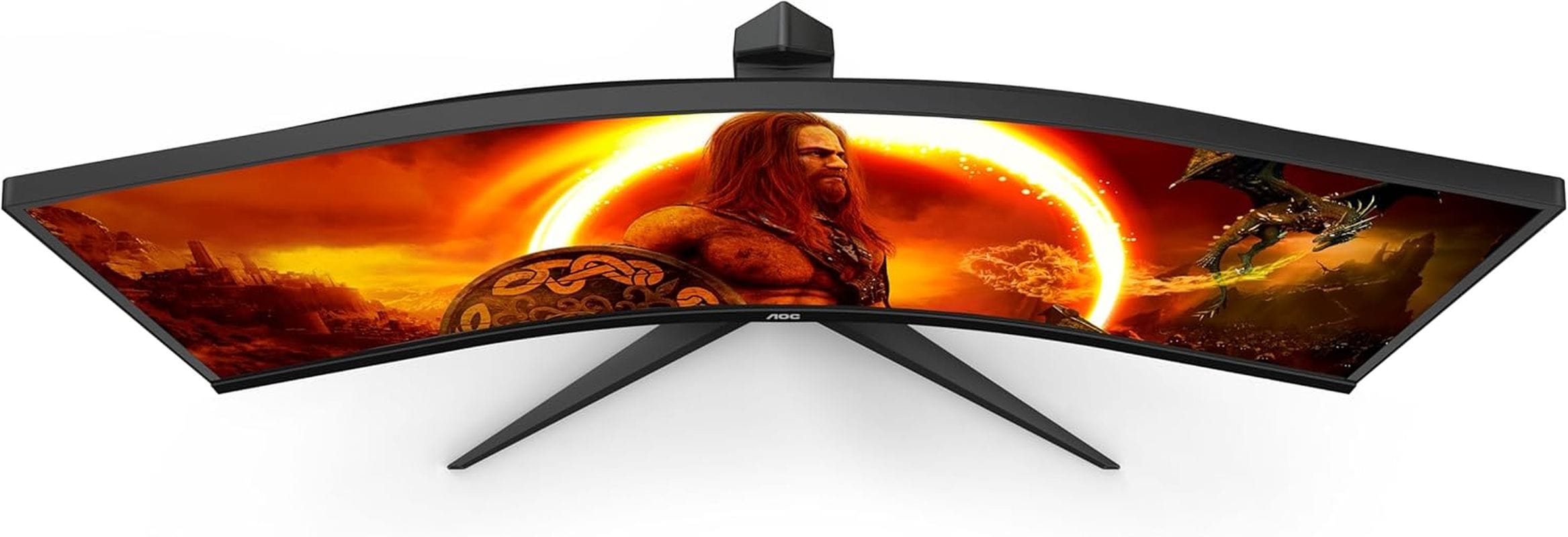 AOC 34" 3440x1440 144Hz WQHD Curved Gaming Monitor - Certified Refurbished