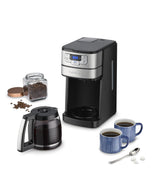 Cuisinart Automatic Grind & Brew 12 Cup Coffee Maker, Black
