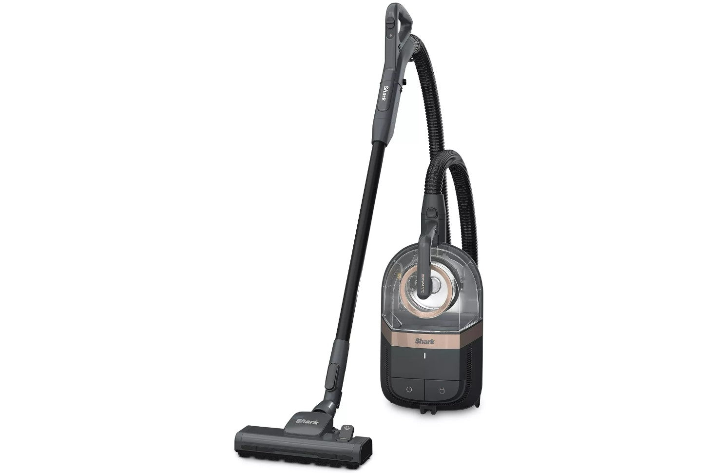 Shark CV101 Bagless Corded with Self-Cleaning Brushroll Canister Vacuum, Grey