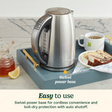 Cuisinart PerfecTemp® Cordless Electric Kettle, Silver