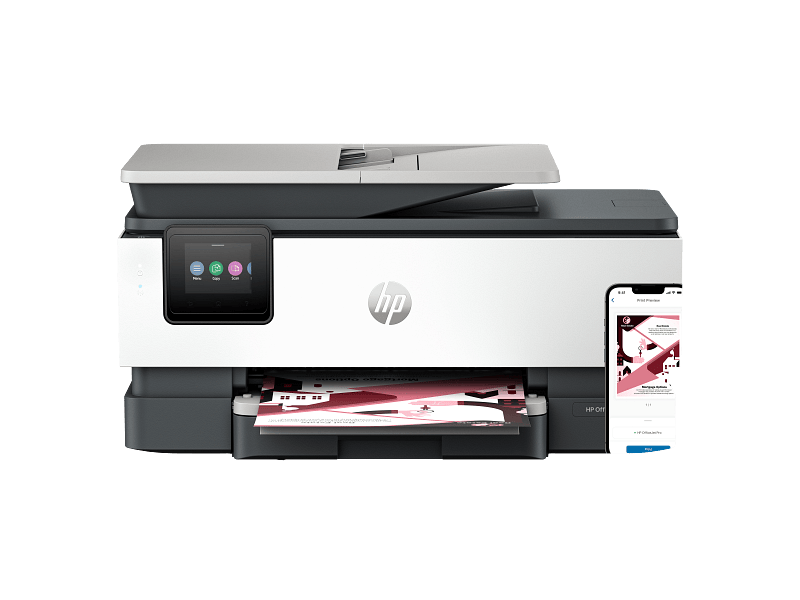 HP OfficeJet 8122e Wireless All-in-One Color Inkjet Printer with Scanner & Copier - Certified Refurbished