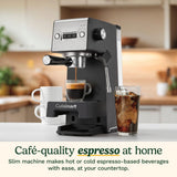 Cuisinart Espresso Bar™ Slim Espresso Machine, Black