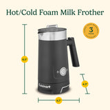 Cuisinart Hot/Cold Foam Milk Frother, Black