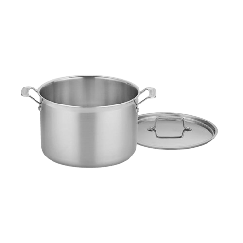 Cuisinart MultiClad Pro Triple Ply Stainless Cookware 12 Quart Stockpot with Cover, Silver