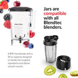 Blendtec Designer 650 Blender, WildSide+ Jar, 8 Speeds, Black