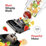 Blendtec Designer 650 Blender, WildSide+ Jar, 8 Speeds, Black