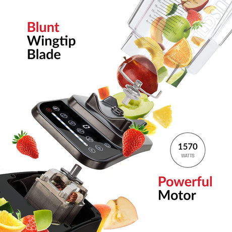 Blendtec Designer 650 Blender, WildSide+ Jar, 8 Speeds, Stainless Black