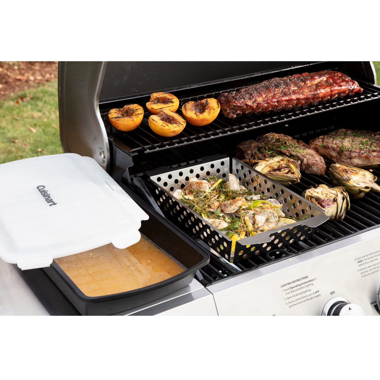 Cuisinart Marinade and Grilling Basket Set