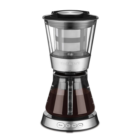 Cuisinart 7-Cup Cold Brew Coffeemaker, Glass Carafe, Ready-to-Drink in 25-45 Minutes - Certified Refurbished
